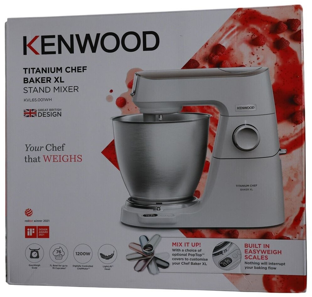Kenwood KVL65.001WH Titanium Chef Baker XL