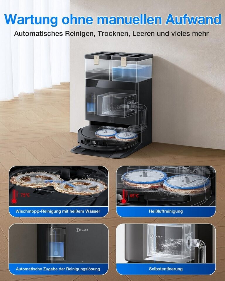 ECOVACS T50 PRO OMNI BLACK Gen3 – Bild 4